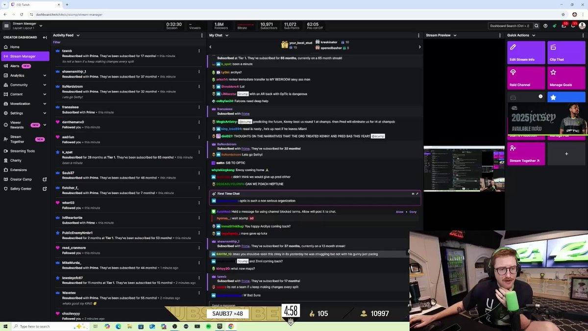Scump gets HEATED at a fan saying OpTic is an unserious organization 😳