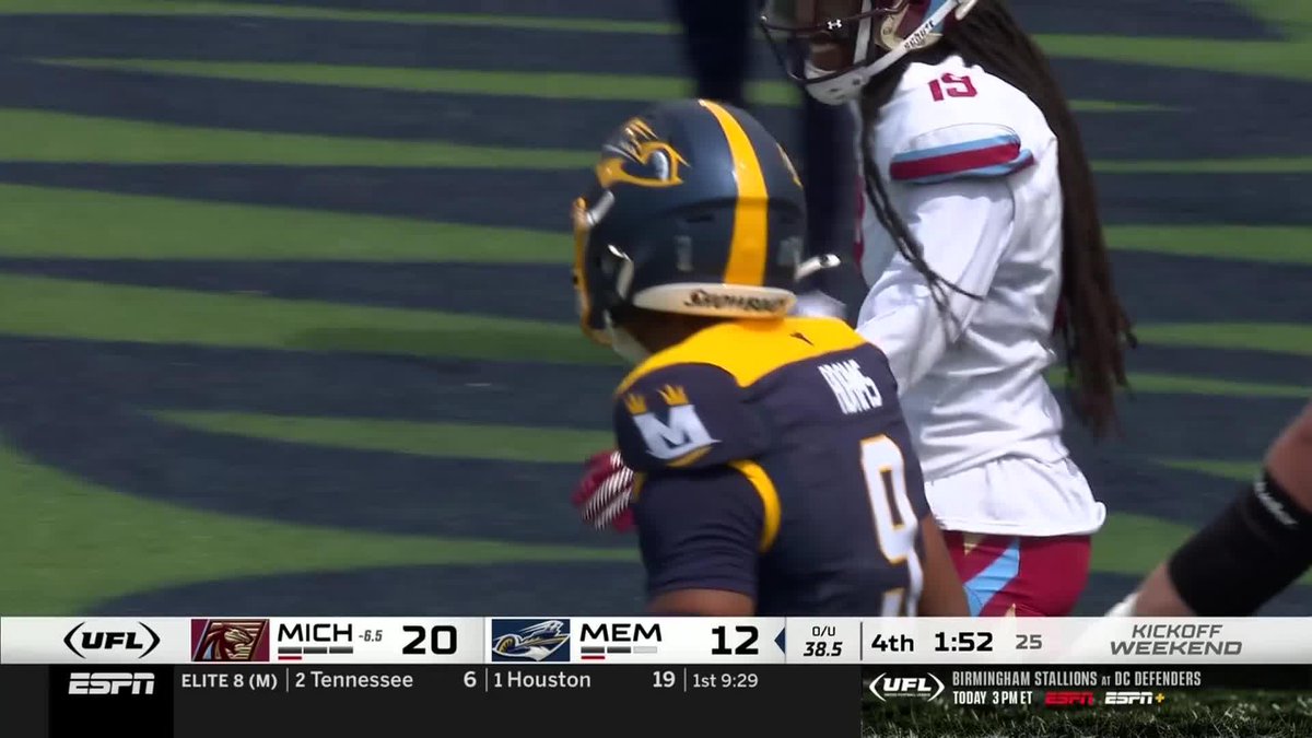 First Showboats touchdown of the season belongs to Jonathan Adams 🔥🚤