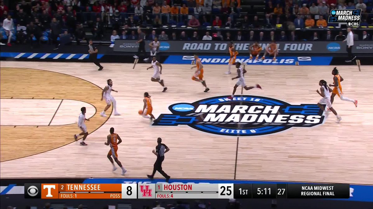 Houston turning defense into offense 🔥 #MarchMadness Houston Men's Hoops 🏀 🐾