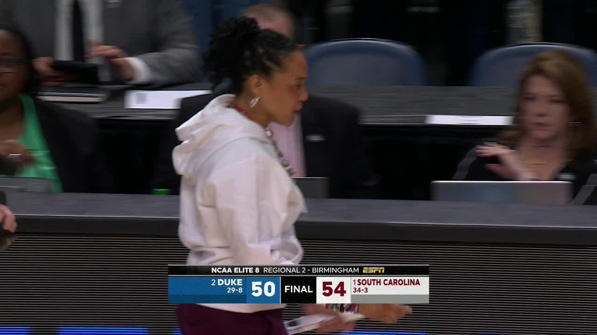 SOUTH CAROLINA IS HEADED TO ITS FIFTH STRAIGHT FINAL FOUR 👏