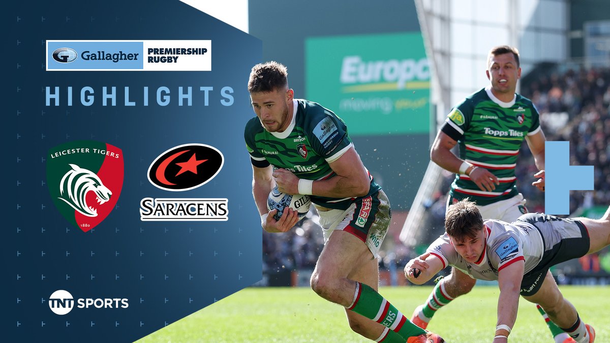 It was a physical and tense clash between Leicester Tigers and Saracens today. Check out the highlights 📺