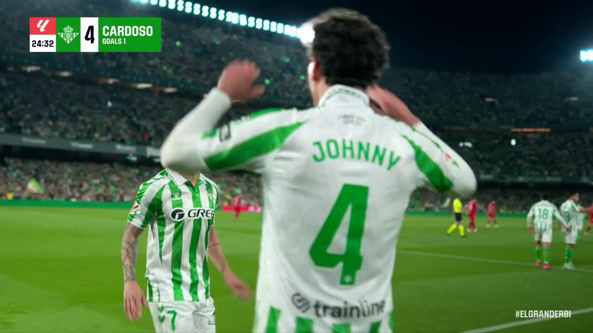 JOHNNY CARDOSO VOLLEY TO TIE IT IN EL GRAN DERBI 🇺🇸