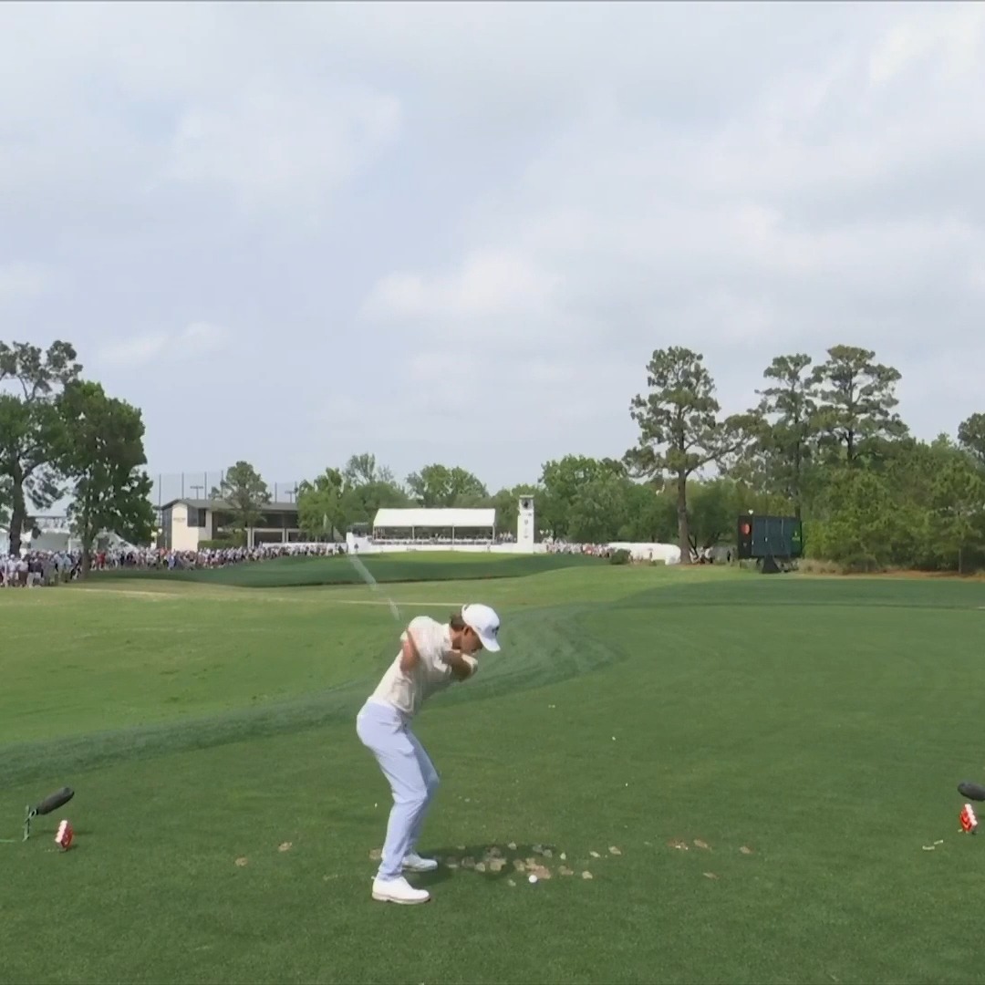 Min Woo Lee with a phenomenal tee shot to set up birdie on No. 9. 🎯🔥 📺 NBC & Peacock | Texas Children’s Houston Open