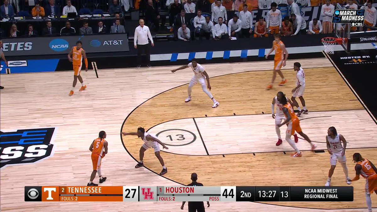 The Vols looking to swing momentum in their favor 👀 #MarchMadness Tennessee Basketball
