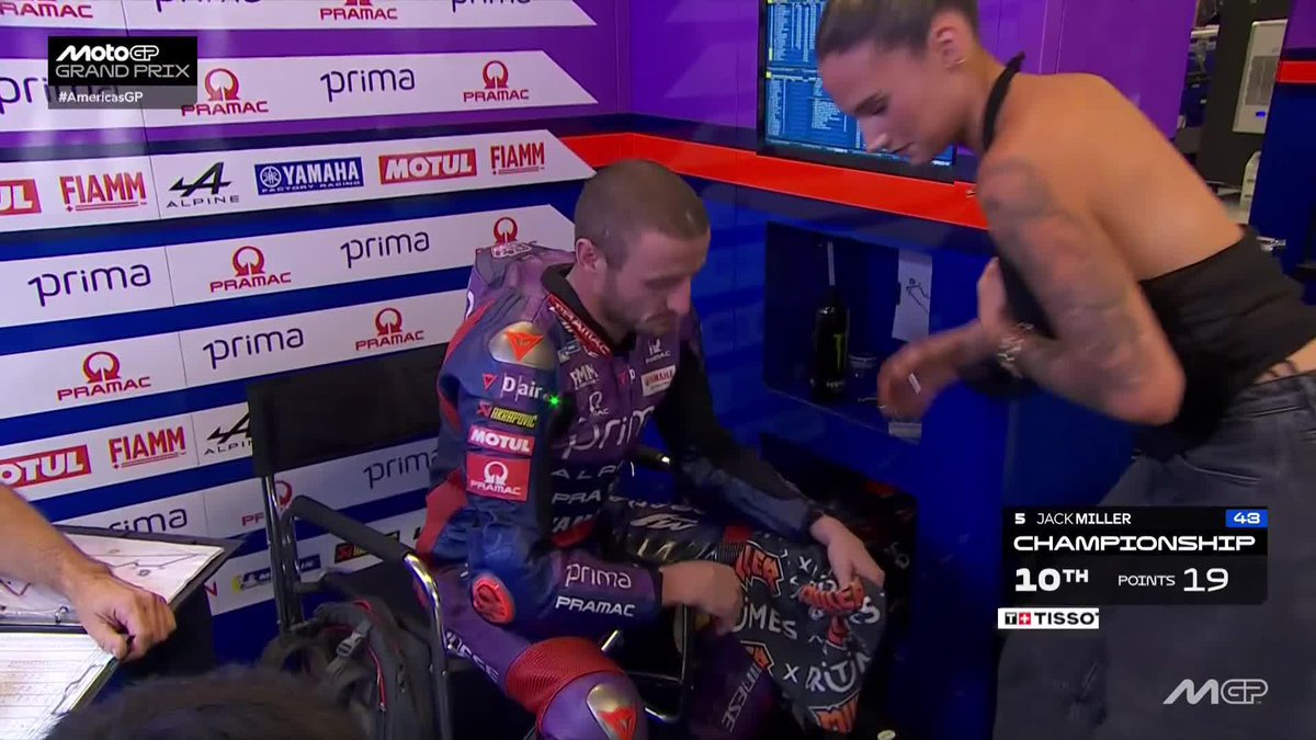 The Thriller can be proud! P5 for Jack Miller 🤙 #AmericasGP 🇺🇸