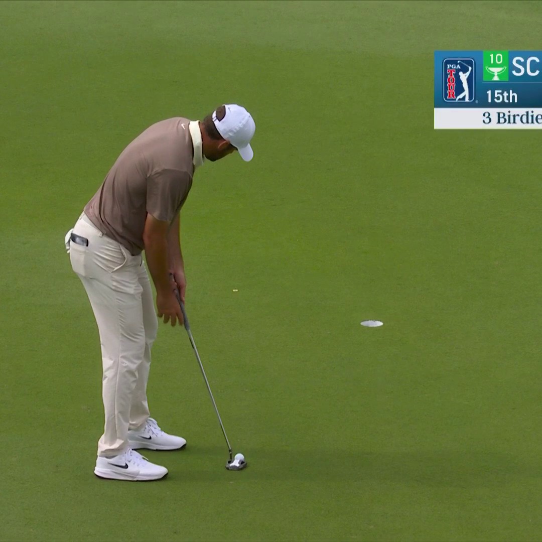 Scottie Scheffler moves into solo second and three back of the lead. 📈👀 📺 NBC & Peacock | Texas Children’s Houston Open