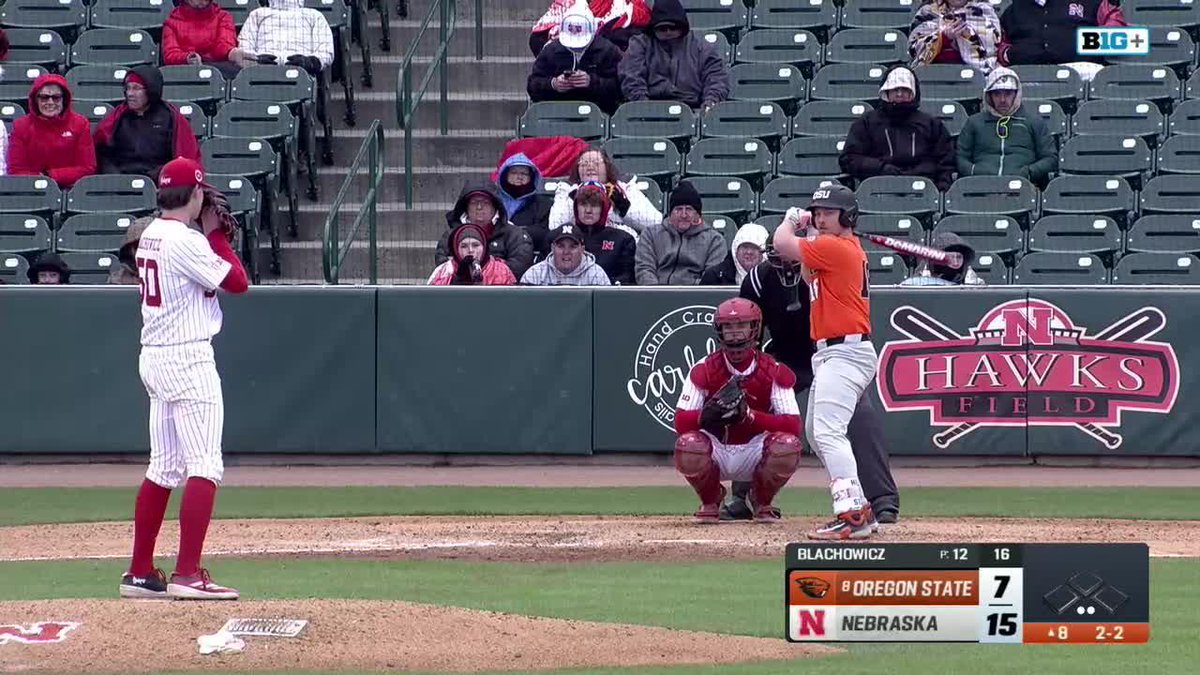 THREE UP, THREE DOWN FOR THE FRESHMAN. M8 | Nebraska 15, Oregon State 7