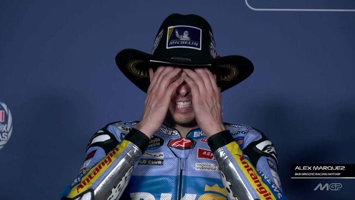 "That's really cool" - Alex Márquez 🎙️ Consistency was key for Alex and now he stands at the top of the Championship 💪 #AmericasGP 🇺🇸