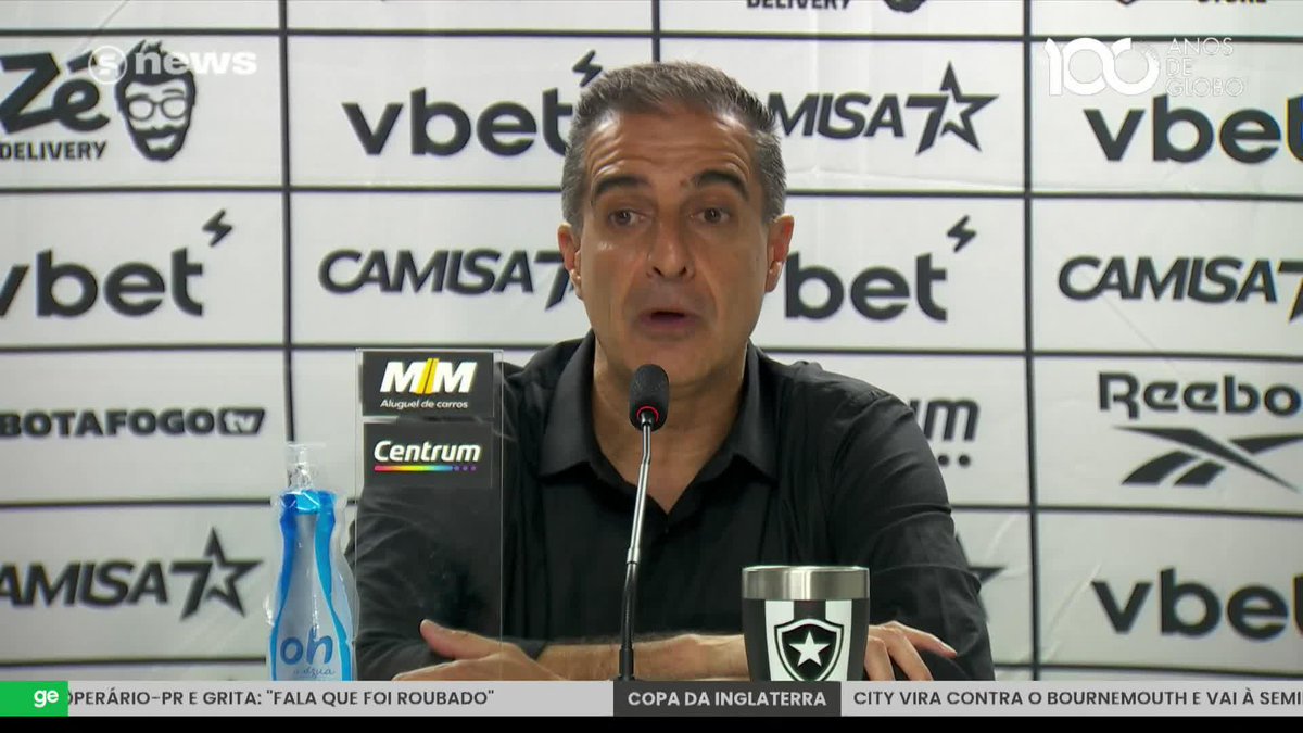 Renato Paiva considera empate entre Palmeiras e Botafogo justo, mas ressalta: "Nada satisfeito, porque viemos aqui para ganhar".