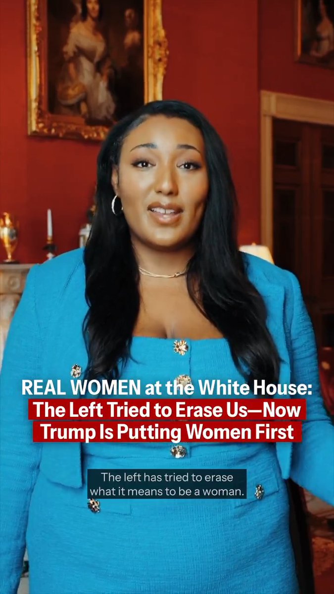 🇺🇸 We spoke to ACTUAL, REAL WOMEN at the White House—and they had a defiant message: "The Left has tried to erase what it means to be a woman... President Trump is the first president who has truly put women first."