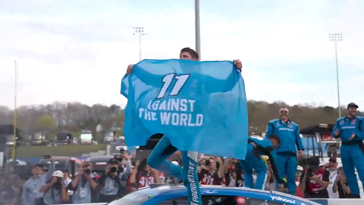 Message delivered. The Virginia boy gets it done in Martinsville. #NASCAR