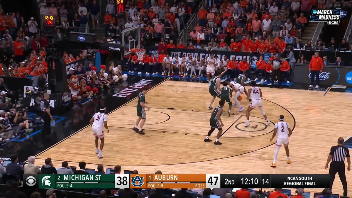 PETTIFORD FROM THE CORNER 🎯 #MarchMadness Auburn Basketball