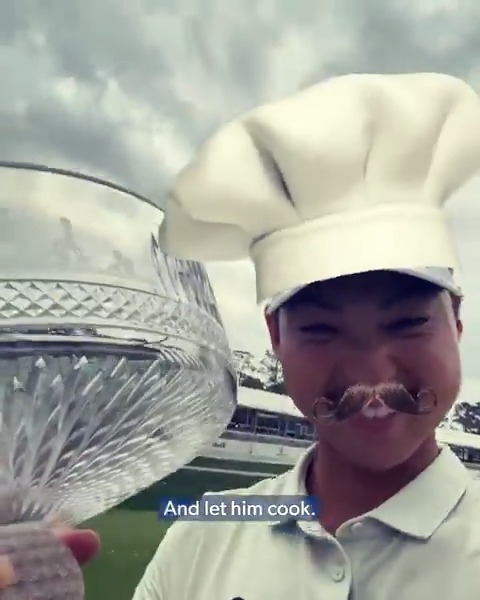 The chef has arrived.