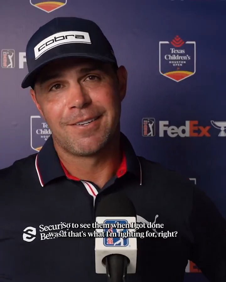 "That's what I'm fighting for, right?" Gary Woodland expressed his gratitude for his family and fans after a T2 finish at the Texas Children's Houston Open. 🙌
