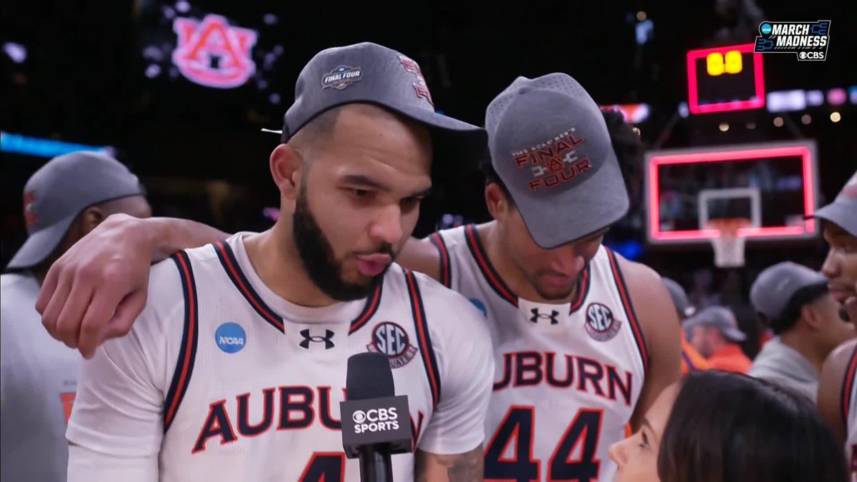 Johni Broome on his injury: "It was a scary moment but my team had my back... I came back. Whatever it takes to help my team win" Auburn Basketball