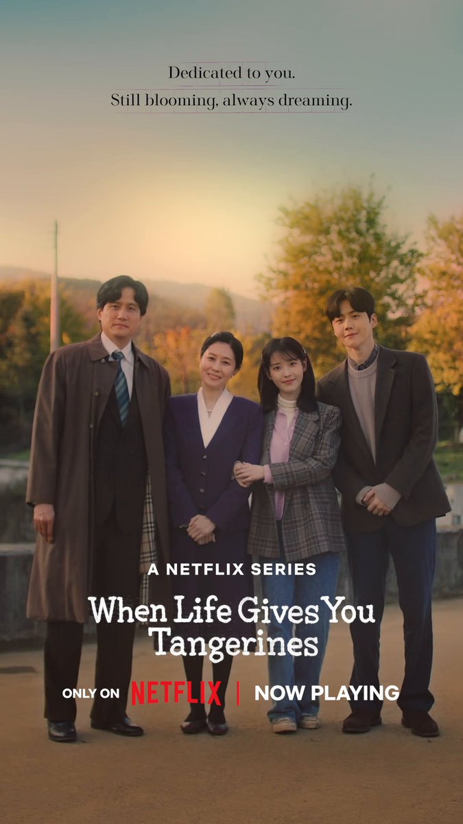 Still blooming, always dreaming. When Life Gives You Tangerines is now playing!
