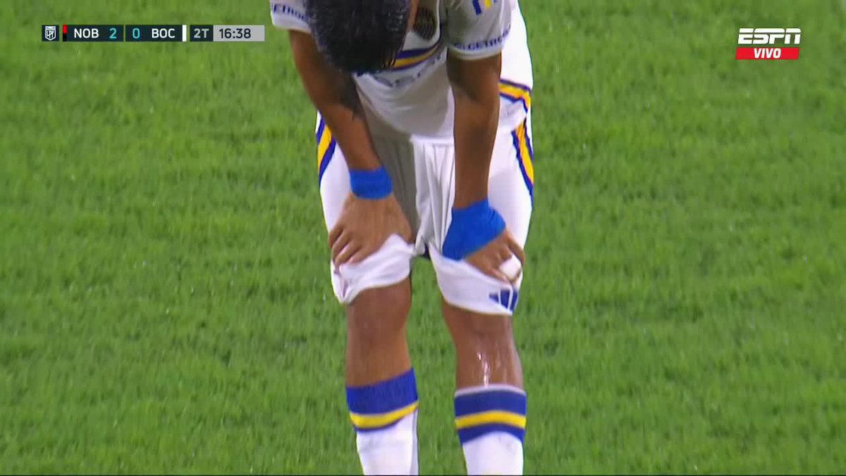 ⚠️OJO que ahora #ZEBALLOS NO PISA BIEN. ❌#Boca NO TIENE MÁS CAMBIOS.