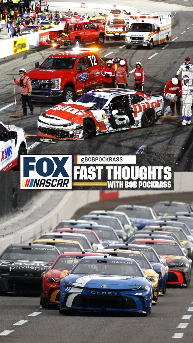 Fast Thoughts with Bob Pockrass: “Denny Hamlin dominates Sunday, while Saturday saw Austin Hill claim victory in a last-lap crash fest. How should NASCAR address the Xfinity Series finish?”