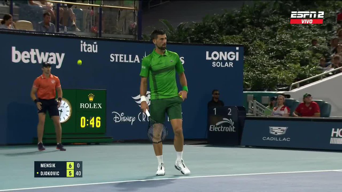 ¡¿PERO QUÉ ES ESE SMASH, JAKUB MENSIK?! 😮💨🔥 📺 Mirá la final de #Miami por #DisneyPlus.