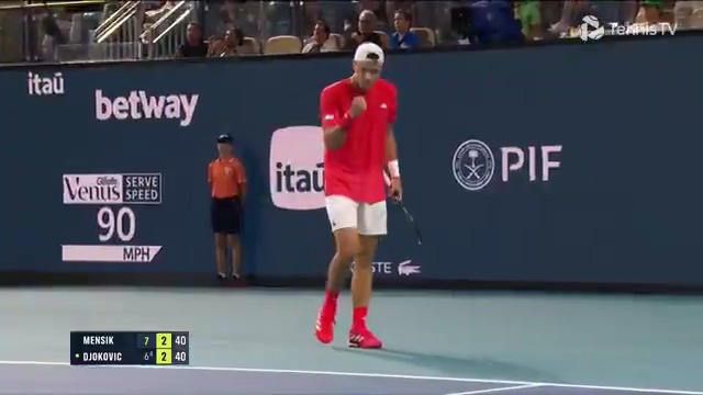 Mesmerizing ball-striking from Jakub Mensik 💎 Miami Open | #MiamiOpen