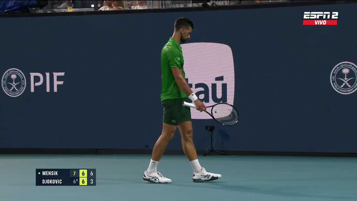 ¡JAKUB MENSIK DERROTÓ A NOVAK DJOKOVIC Y ES EL CAMPEÓN DEL MASTERS 1000 DE #MIAMI! 🇨🇿🏆