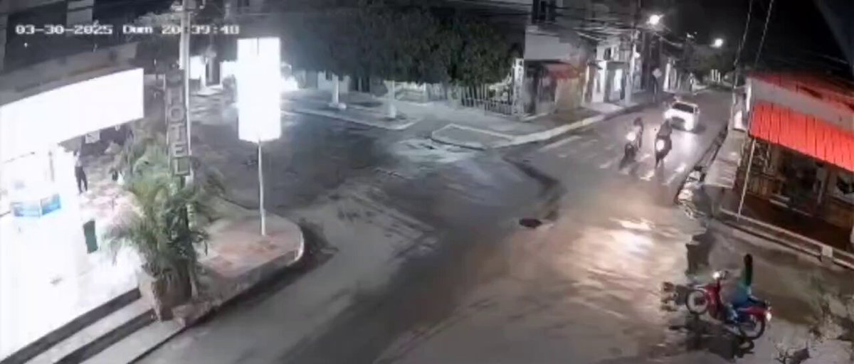 ¿Quién tuvo la culpa? Accidente de tránsito en la cl sexta con cr 14 de Aguachica (Cesar).
