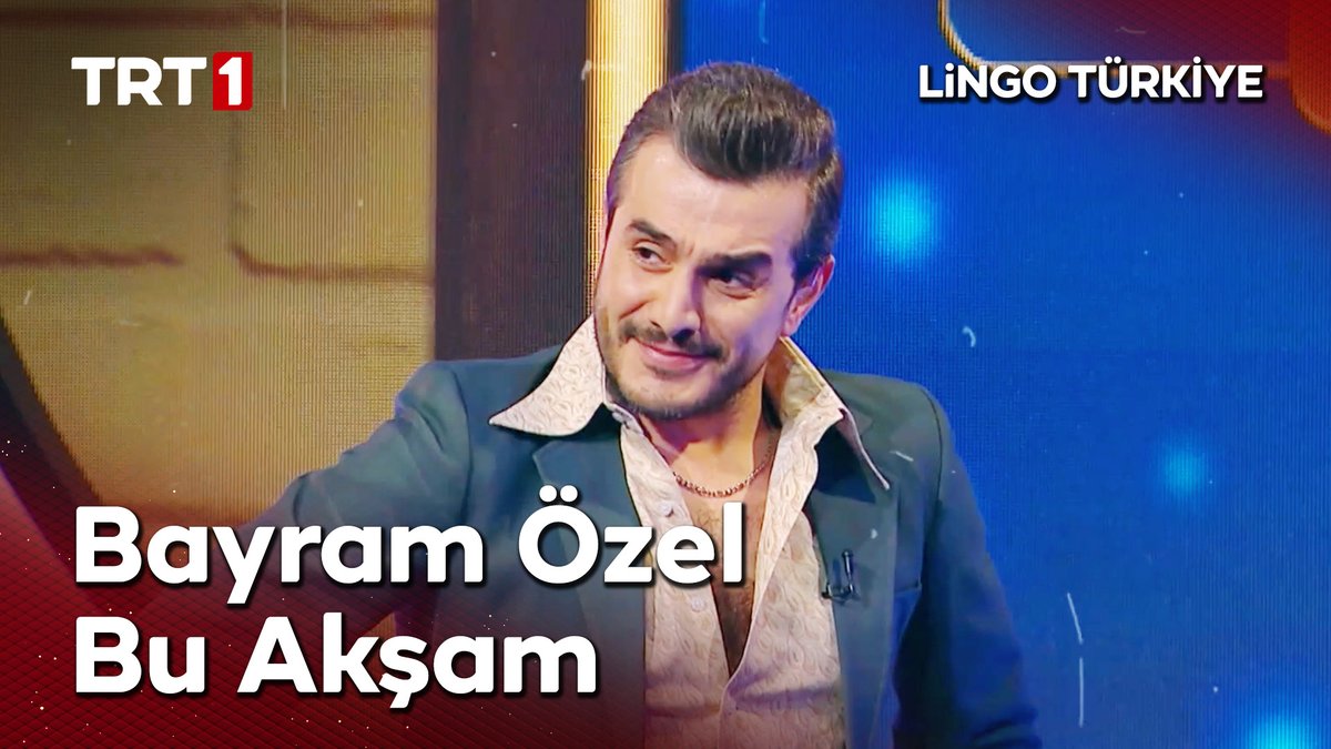 Birbirinden güzel konuk ve yarışmacılarımızla Bayram Özel bölümlerinde buluşalım! 🍬 #LingoTürkiye bayram özel bölümüyle bu akşam 20.00’de TRT 1'de! Lingo Türkiye