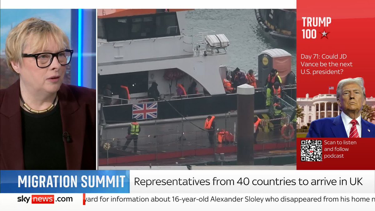 Representatives of 40 countries will gather for a summit aimed at cracking down on illegal migration. Dame Angela Eagle DBE MP says it's a 'trans-national problem' and announces £33m will be spent to disrupt people-smuggling networks and boost prosecutions,