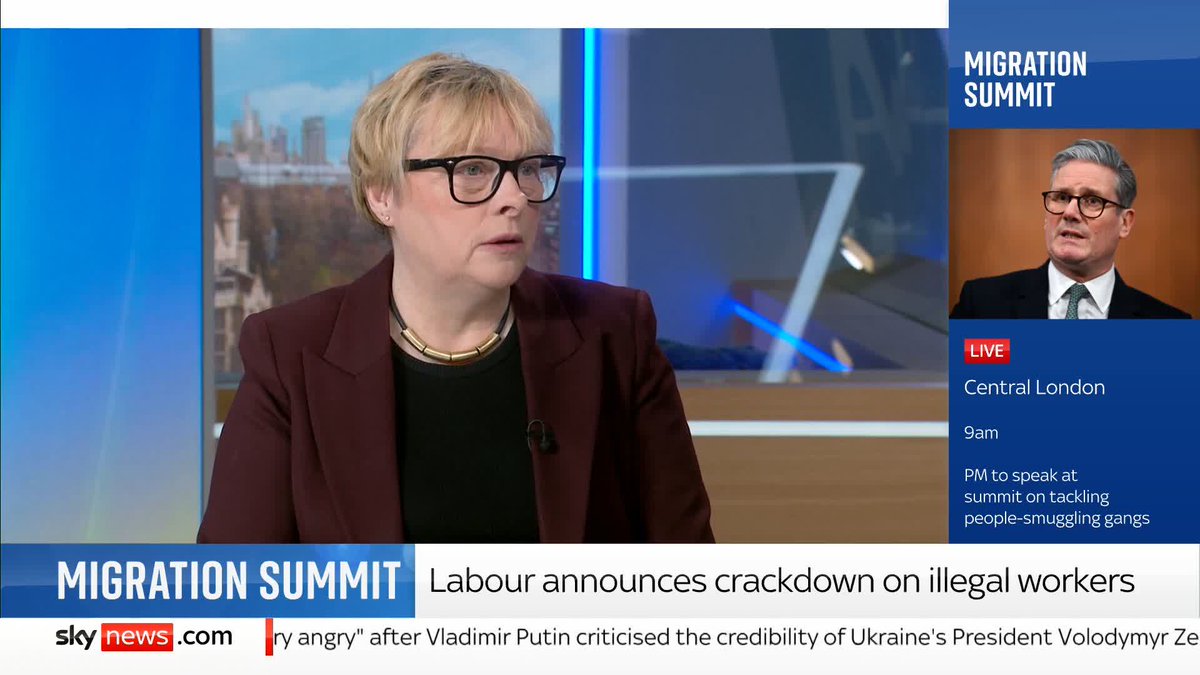 "Of course we're disappointed" with the amount of small boat crossings says Home Office Minister Angela Eagle DBE. She adds 'we are going to dismantle' the smuggling gangs but 'we need time to do that.' 📺 Sky 501, Virgin 602, Freeview 233 and YouTube