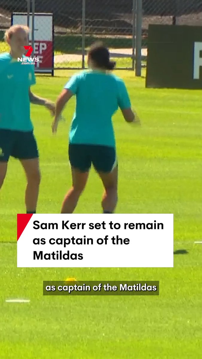 Sam Kerr is free to return as captain of the Matildas after Football Australia announced today that they won't sanction her for a drunken spray at a police officer in London. #samkerr #matildas #womensfootball #football #7NEWS