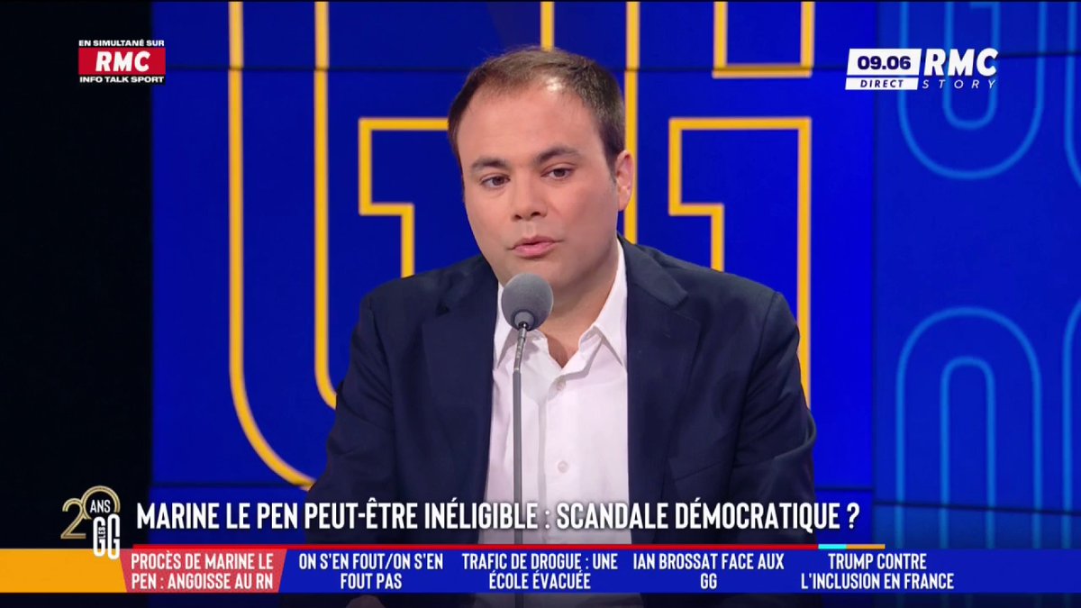 🧑⚖️ Marine Le Pen peut-être inéligible : scandale démocratique ? 🗣️ Charles Consigny : "Il faut sanctionner, mais l'inéligibilité est disproportionnée. Hormis quelques-uns à gauche qui restent dans ce fanatisme, il y a un consensus dans tout le pays." #GGRMC