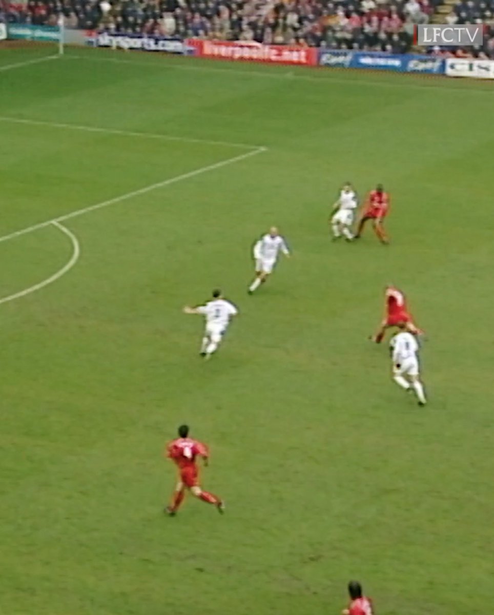 24 years ago today, a 20-year-old Steven Gerrard opened the scoring with a beauty in our 2-0 win over the Mancs with just his 9th of his 186 Liverpool goals! 🚀