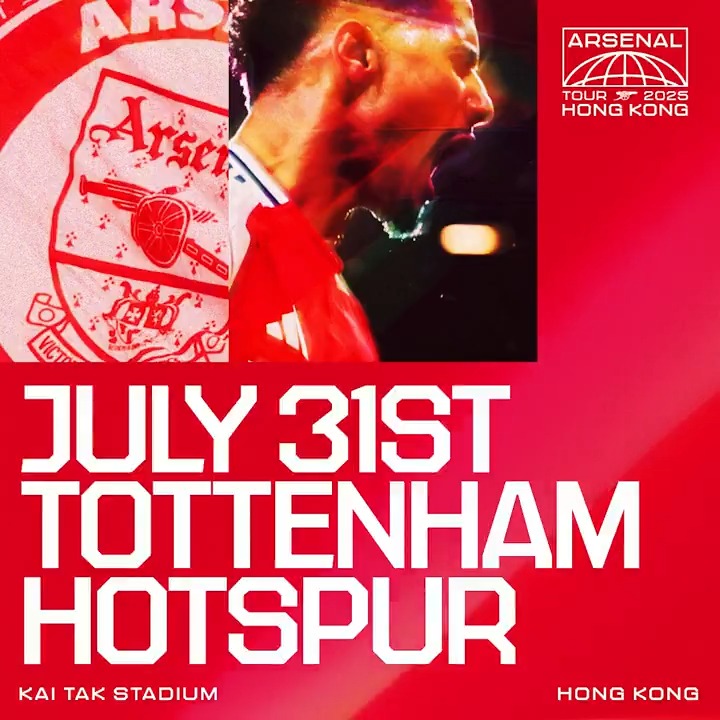 The first ever north London derby overseas 🌏