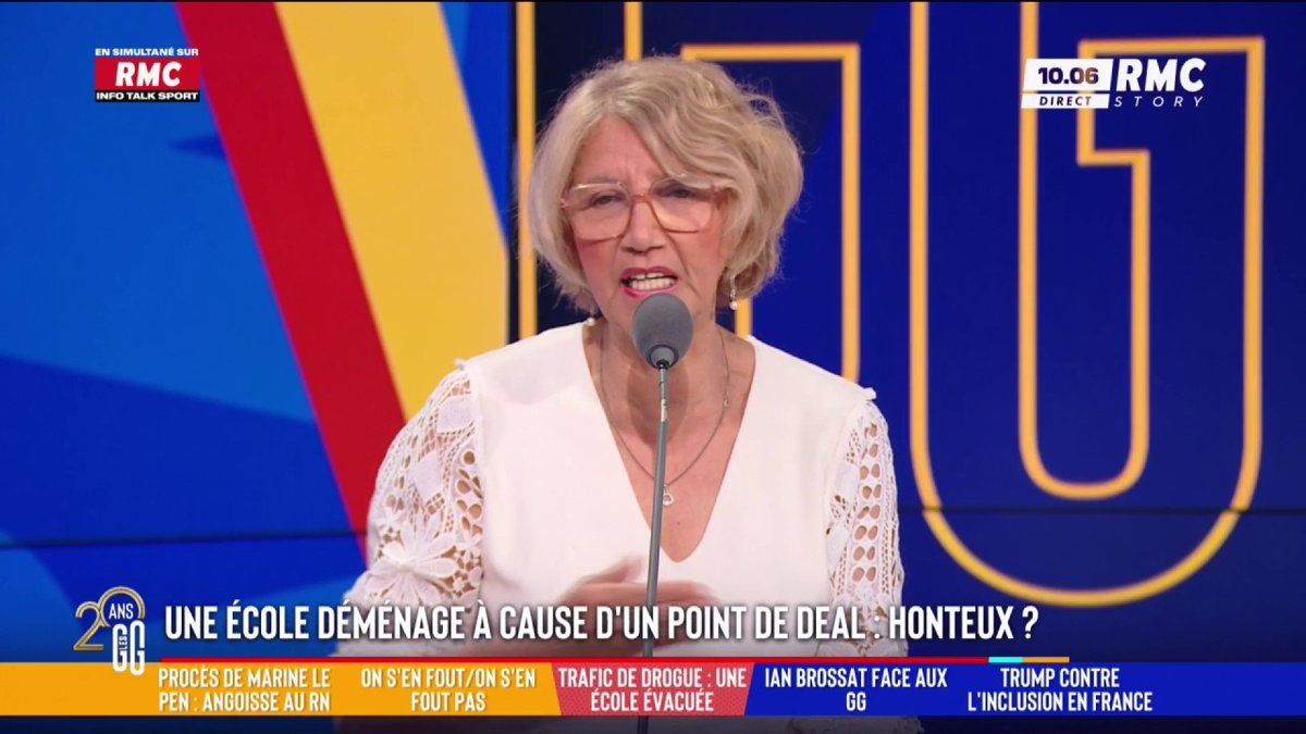 🧑‍🏫 Saint-Ouen, une école maternelle déménage à cause du trafic de drogue : "C'est le deal qui doit dégager, pas les gosses qu'on doit déplacer." 🗣️ Zohra Rose Bitan 🌹🎗️SoutienFD0🦩 : "Le premier politique qui relaie la parole de ces habitants est catégorisé d'extrême droite." #GGRMC