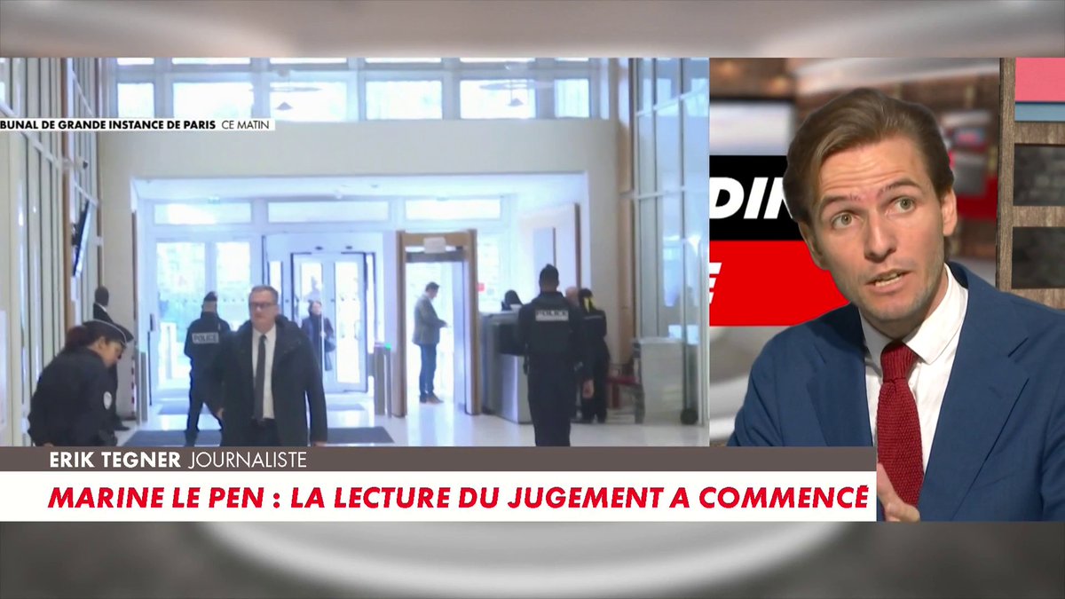 Erik Tegnér sur le jugement à venir de Marine Le Pen : «Une condamnation d'inéligibilité serait un véritable coup d'Etat judiciaire», dans #MorandiniLive