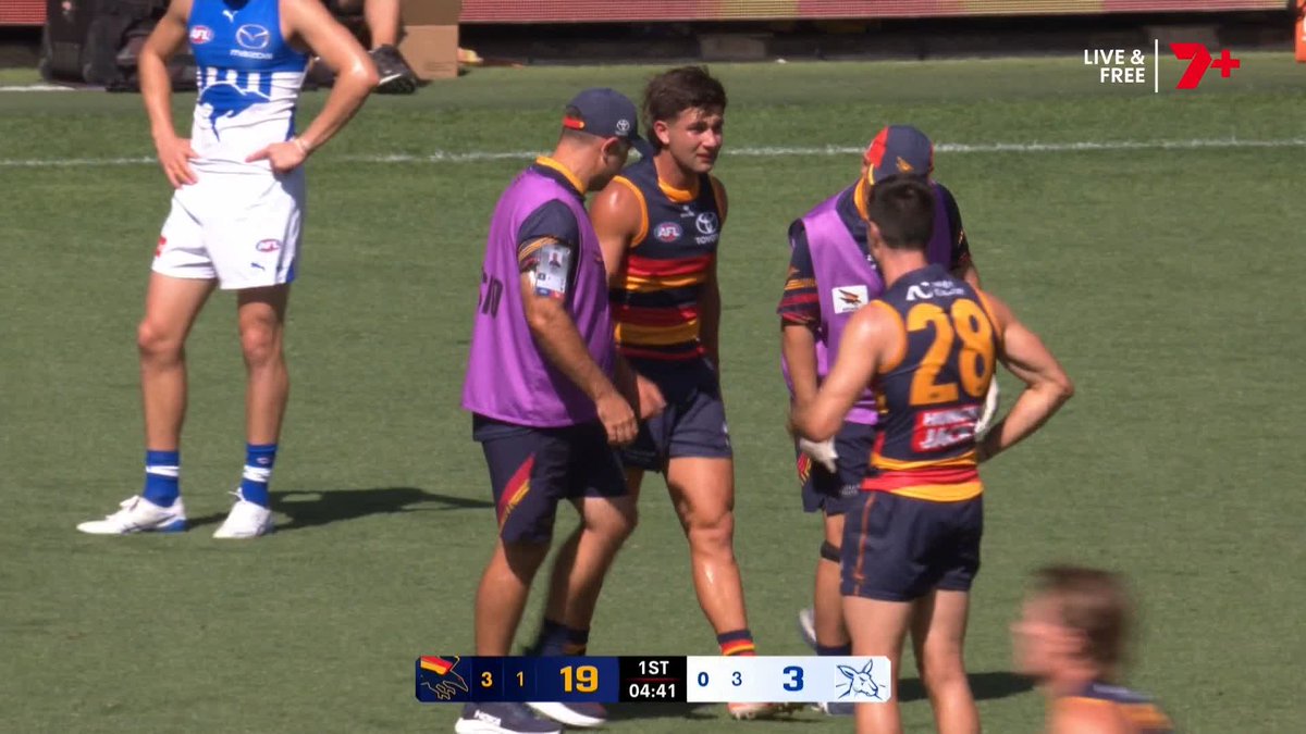 "The players will start manipulating this if you don't jump on it." Roo on umpires stopping play every injured player 👉