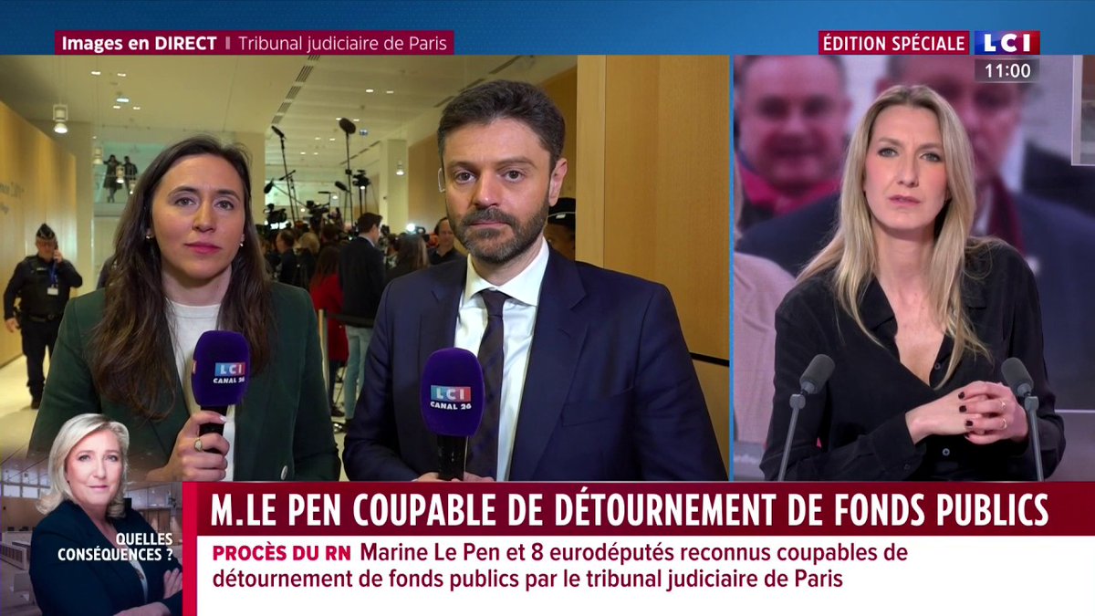 ๐ด Procรจs des assistants parlementaires RN : Marine Le Pen et 8 eurodรฉputรฉs coupables de dรฉtournement de fonds publics โก๏ธ Le point en direct avec Alison Tassin et david doukhan