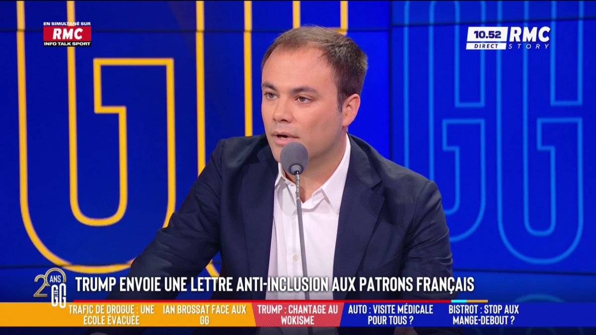 🇺🇸 L’ambassade américaine demande aux entreprises françaises d’arrêter leur dispositif d’inclusion 🗣️ Charles Consigny : "Il faut anéantir ce courant de pensée. C'est du racisme inversé, une haine des blancs. Il faut mener une croisade contre le wokisme." #GGRMC