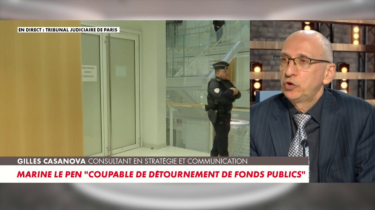 Gilles Casanova sur une possible exécution provisoire lors du procès du RN : «Le trouble manifeste à l'ordre public, c'est d'interdire à Marine Le Pen de se présenter», dans #MorandiniLive