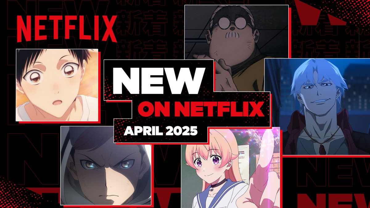 📢 APRIL LINEUP ALERT 😈 Devil May Cry 🧙‍♀️ WITCH WATCH 🌑 Moonrise 🏴‍☠️ ONE PIECE Egghead Arc Part 2 ❗❗ P.S. all episodes of SAKAMOTO DAYS, Blue Box, Orb: On the Movements of the Earth, and Babanba Banban Vampire are now playing on Netflix!