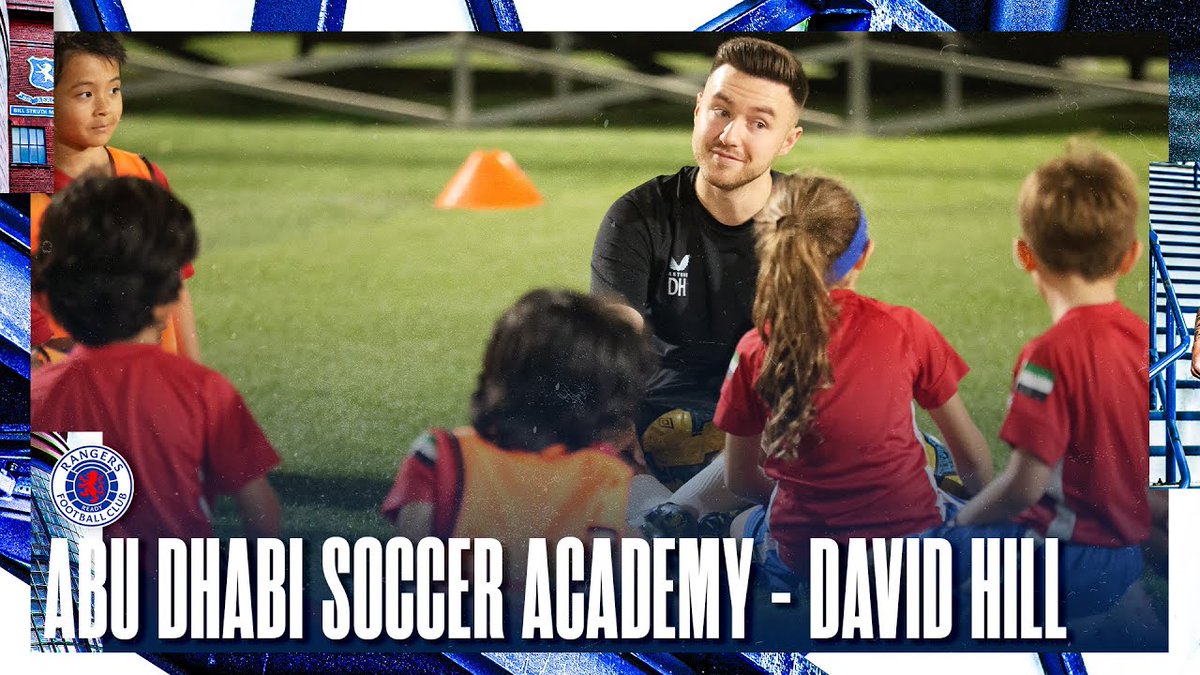 ๐๏ธ David Hill, our Lead Coach at Rangers Soccer Academy Abu Dhabi, spoke to RangersTV to reflect on an important few years for the Rangers Soccer Academy in the Middle East. ๐ฒ Find out more about Rangers Soccer Academy here: