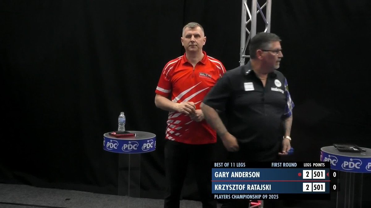 GARY ANDERSON HITS THE NINE! 🚨 What a start to Players Championship 9 for the Flying Scotsman as he hits perfection in our opening game on stream two, and leads 3-2 against Krzysztof Ratajski for the first time in this match! 📺 #PC9