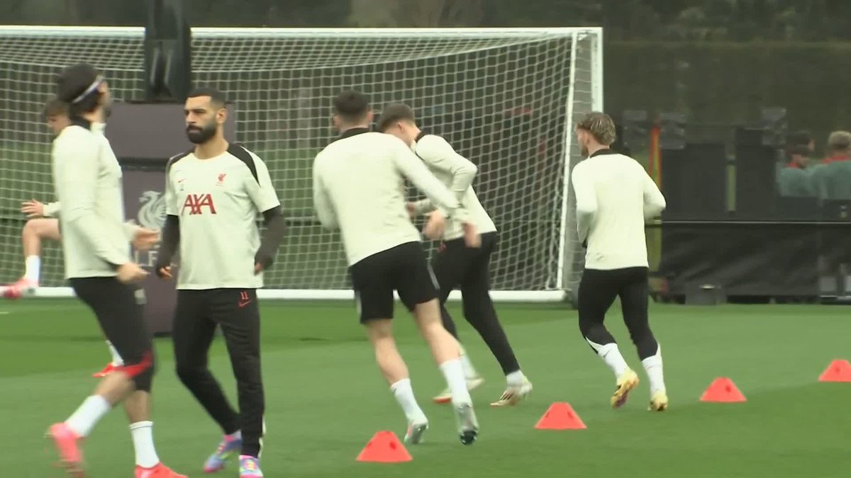 Trent Alexander-Arnold still out injured, but Ryan Gravenberch and Alisson are back in training for Liverpool ahead of the Merseyside derby on Wednesday ⚽️
