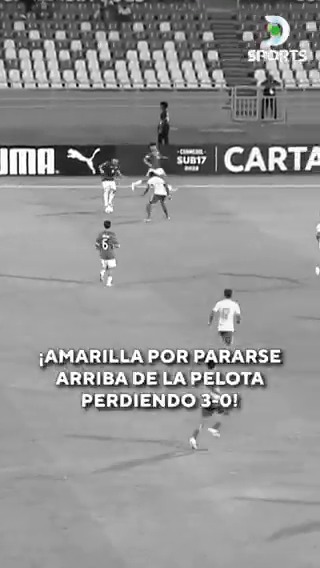 😳⚠️ Ayer en el Sudamericano Sub 17 AMONESTARON A DOS JUGADORES por PARARSE ARRIBA DE LA PELOTA. ⁉️ ¿Opiniones?