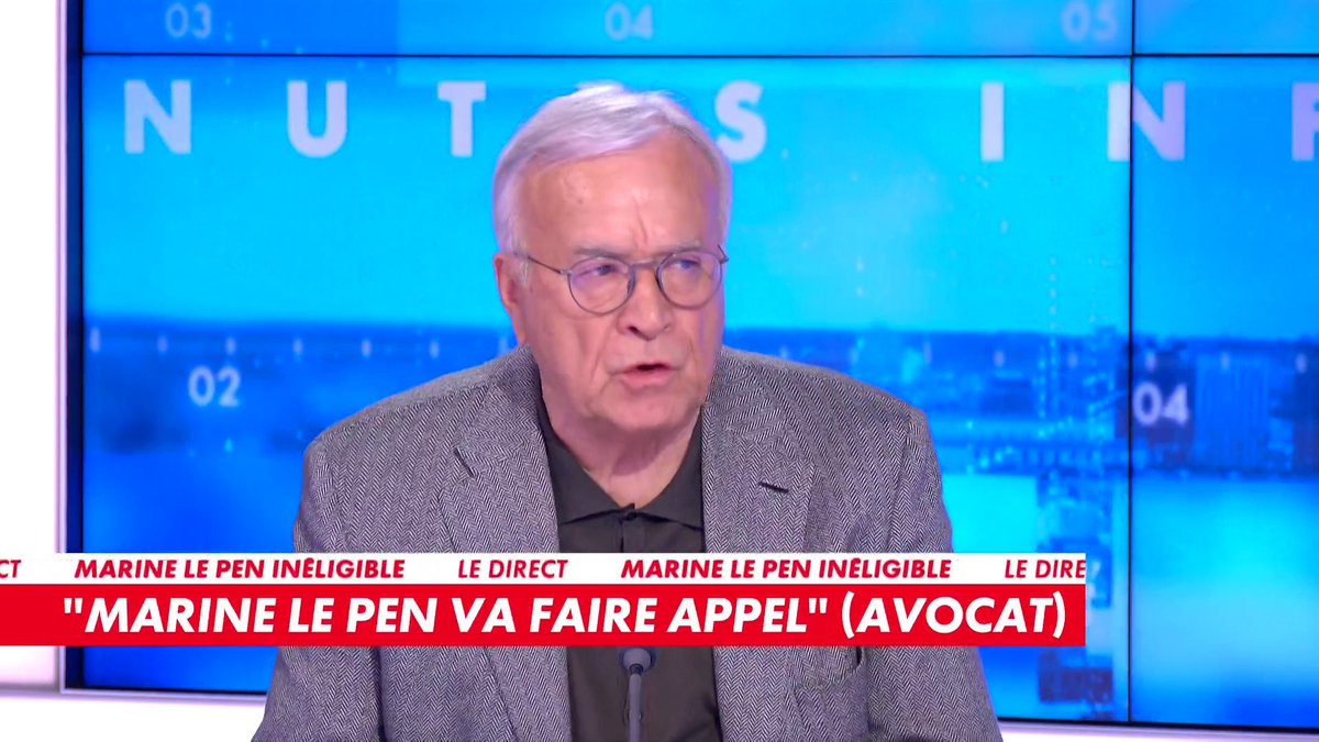 «L’institution judiciaire prend sa revanche sur l’institution politique depuis l’affaire Cahuzac et la loi Sapin. Marine Le Pen elle-même disait en 2013 qu’il fallait l’inéligibilité à vie pour ceux qui tapaient dans la casse», affirme Jean-Claude Dassier, dans #180MinutesInfo
