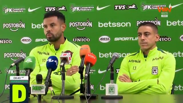 🟢”No podemos dar ventajas con expulsiones, porque estos torneos son de detalles. Nosotros sabemos la clase de torneo que es la Libertadores y tenemos quedar el 110%, porque estamos representando un país” Edwin Cardona, volante de Atlético Nacional. 🏆“Mi sueño es levantar la Libertadores con este equipo. Yo me debo a Atlético Nacional y voy a hacer todo lo posible por llegar lo más lejos” Camilo Candido, jugador del conjunto 'Verdolaga'. #DespiertaWIN