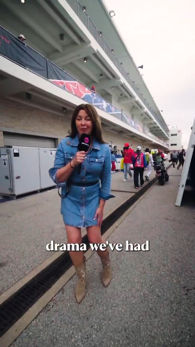 "I don't know where to start" ๐ Suzi Perry reacts to the madness of race day in Texas ๐บ๐ธ #MotoGP | #AmericasGP