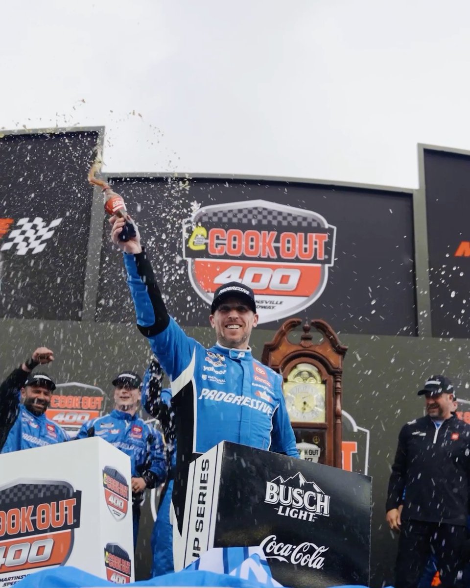 Consistently excellent. This is Denny Hamlin's 19th season with a win.