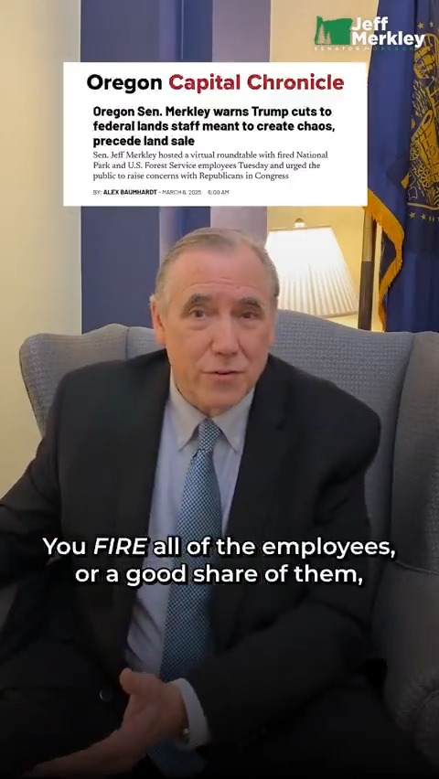 Trump’s three-step plan for destroying critical services: 1. Fire everyone. 2. Let dysfunction reign. 3. Make the case for privatization. I say HELL NO, and I’ll keep fighting back.