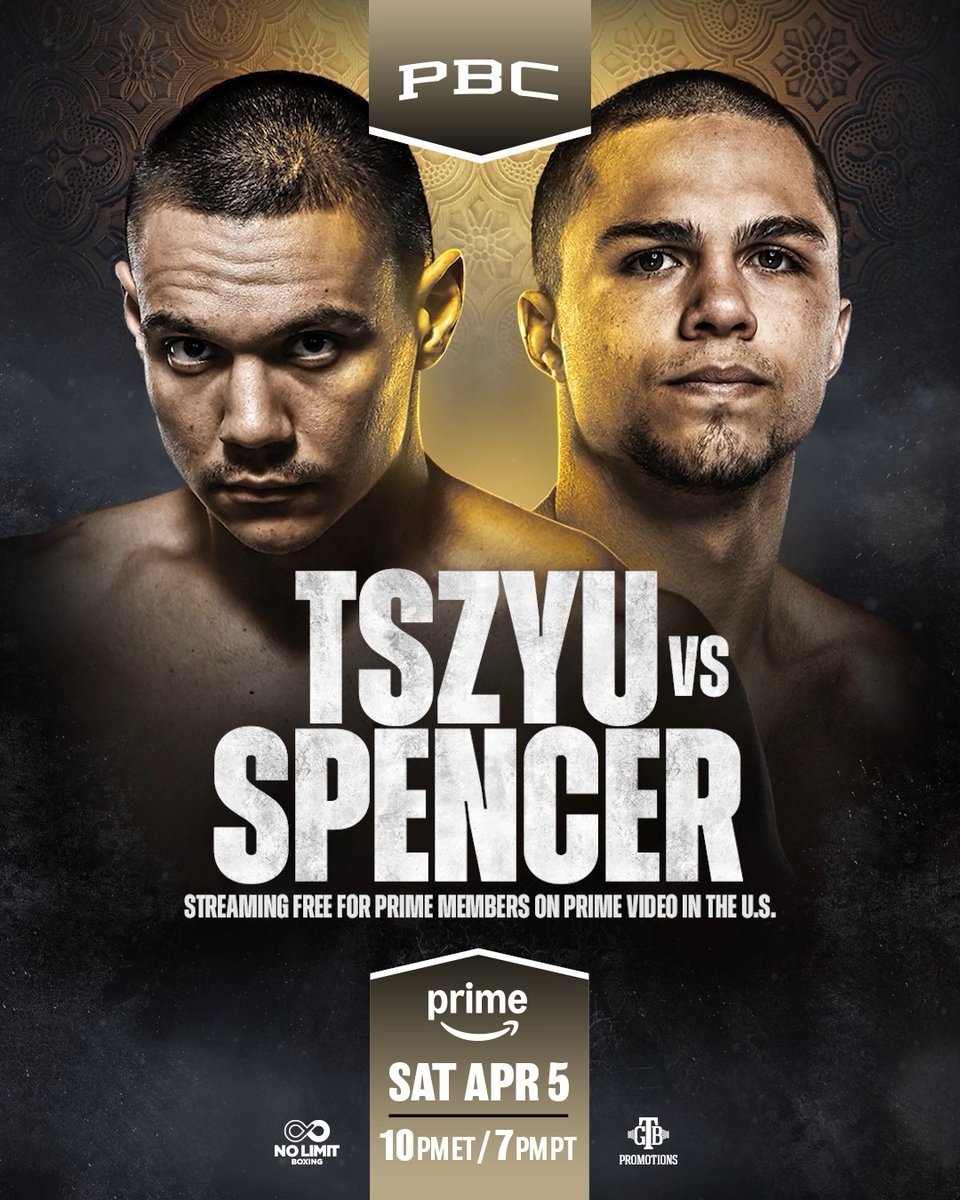 🥊 𝗜𝗧'𝗦 𝗙𝗜𝗚𝗛𝗧 𝗪𝗘𝗘𝗞 Tim Tszyu returns THIS SATURDAY against tough contender Joey Spencer live on Prime Video 🇺🇸 and Kayo Sports PPV 🇦🇺. #TszyuSpencer Fight Night Details: